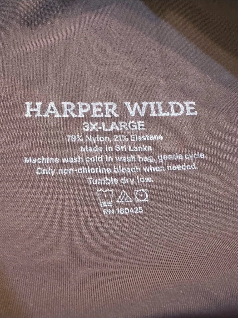 HARPER WILDE The Bliss Bralette Dark Brown Size 3X